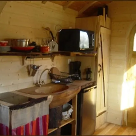 La Roulotte Du Verger Barneville-sur-Seine Kamer foto