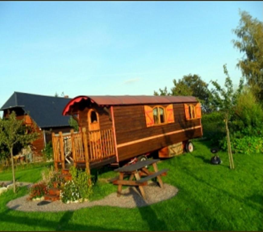 Séjour chez l'habitant La Roulotte Du Verger Barneville-sur-Seine